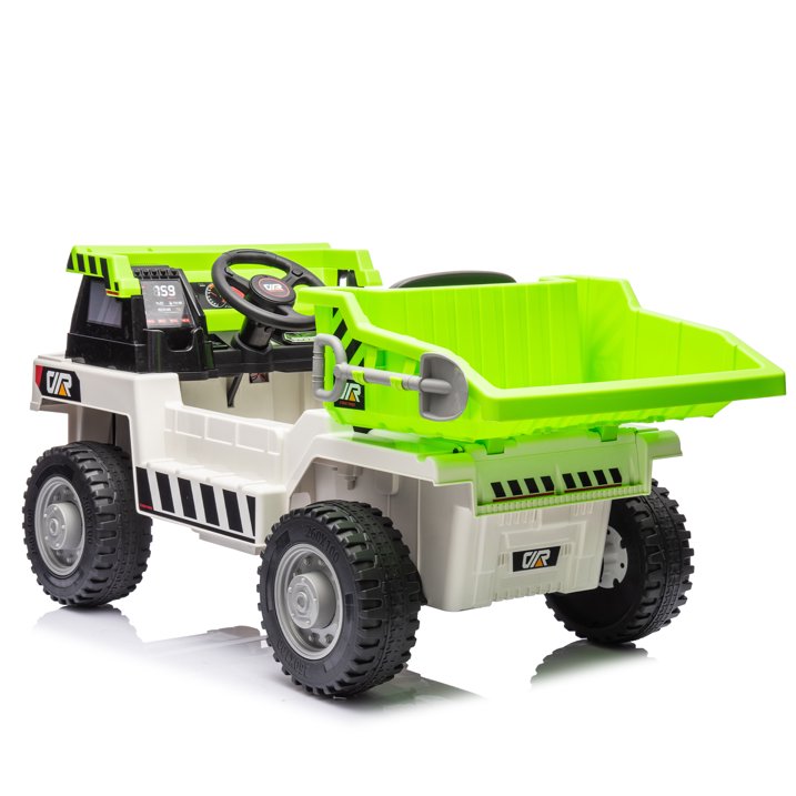HNH 12V Electric Car for Kids,12V Dump Truck with Electric Dump Bed,kids' electric vehicles with Remote Control,Electric Dump Bed