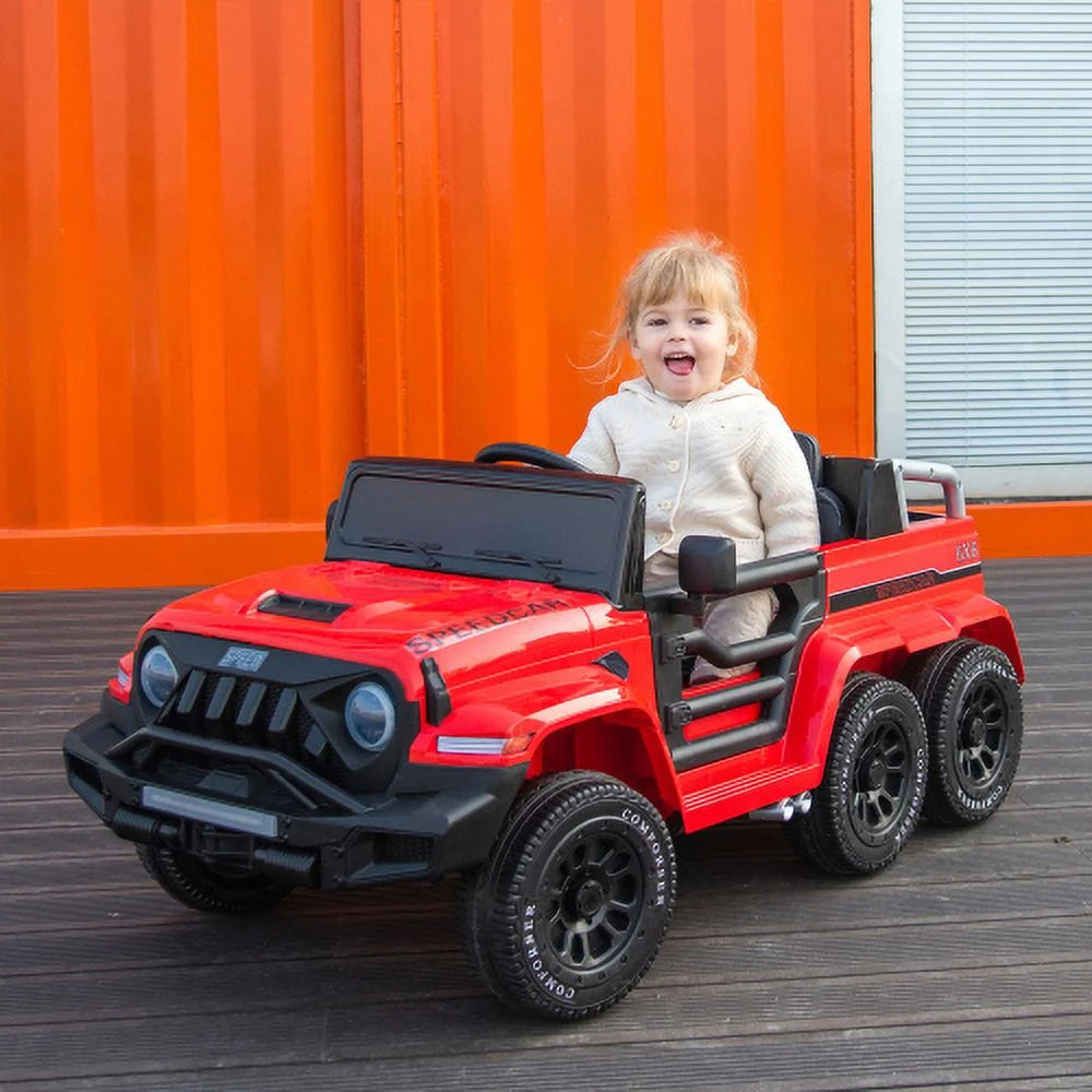 Spoway 24V Ride On Car for Kids Battery Powered Ride On 4WD Toys with Remote Control,4Wheels,2.4g ,Electric Car For Kids
