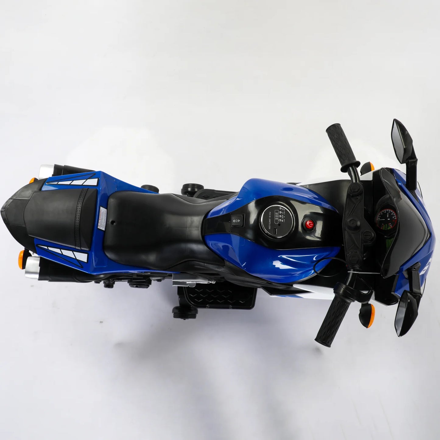 Kids Motorcycle Ride On Toy, 2 Seats Battery Powered Ride On Bike, Electric Motorcycle for Kids Ages 3-8 Years, 4Mph Max, Christmas Toy Gifts,Blue
