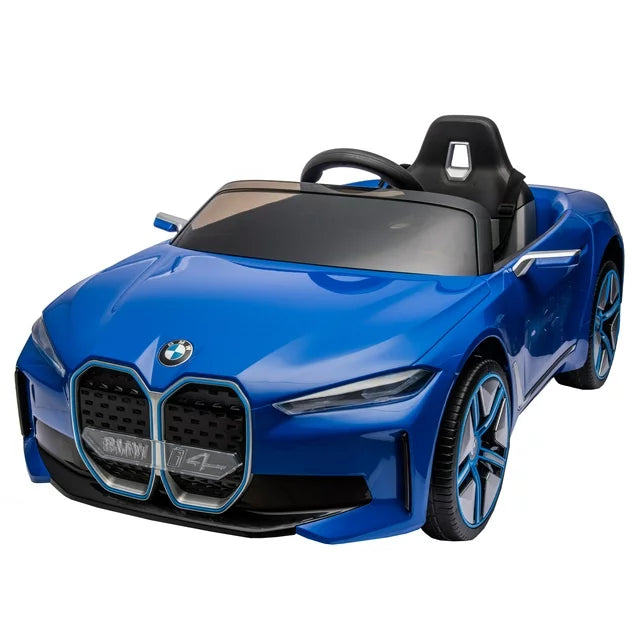 WUBEN Licensed BMW 12v Kids Electric Powered Ride on Toy Car with Remote Control for Child Blue