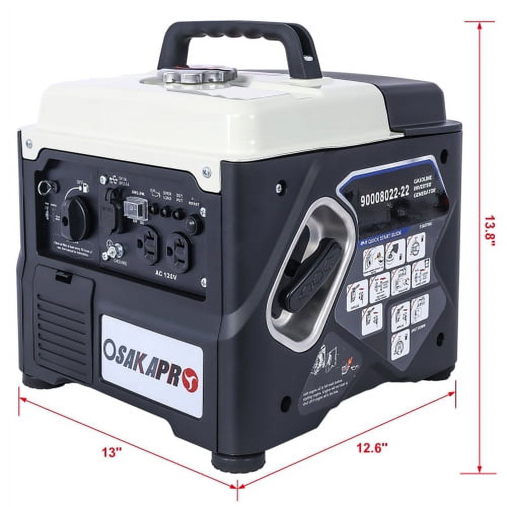 ELTPOWER Portable Inverter Generator 1200W ultra-quiet gas engine Eco-Mode Feature Ultra Lightweight for Backup Home Use and Camping
