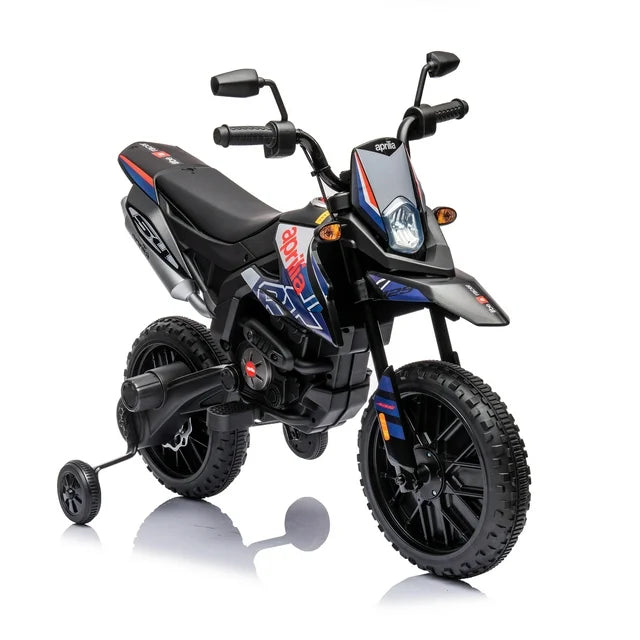 HNH 12v Ride on Motorcycle,Powered Motorcycle for Kids, Dirt Bike with LED Lights