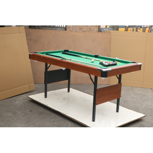 Cheelom 5.5Ft Folding Pool Table Billiard Table Indoor Game Talbe Table Games Family Movemen