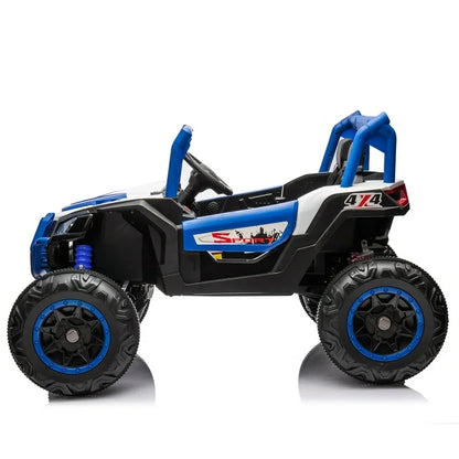 WUBEN 24V 2 Seater Kids UTV Ride on Truck Car with Remote Control,Electric Car for Child with Spring Suspension,Battery Powered Electric Vehicle With Light