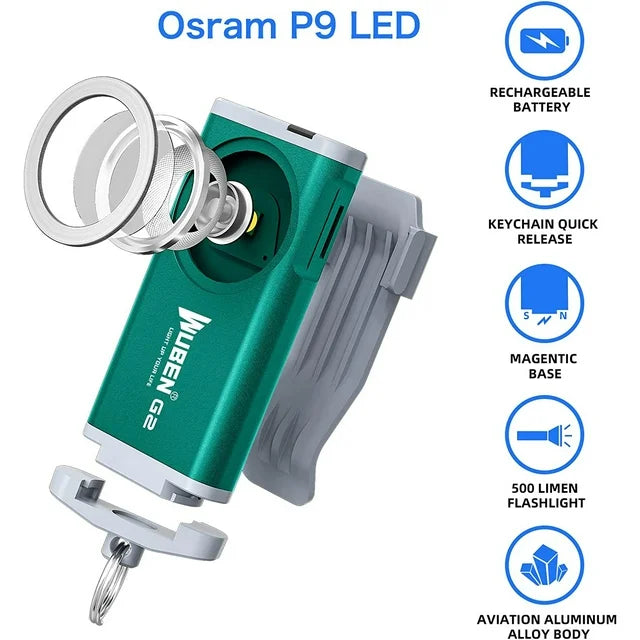 Flashlight for Keychain Mini Keychain Light Handheld Flashlights
