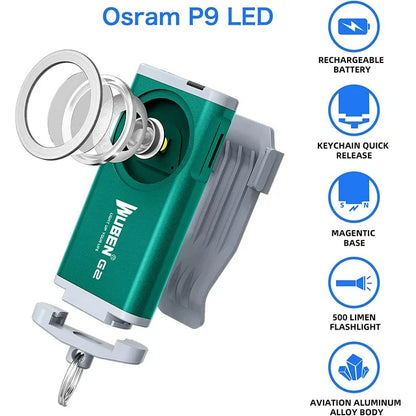 Flashlight for Keychain Mini Keychain Light Handheld Flashlights