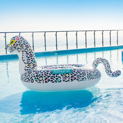 HNH Giant Inflatable Pool Float,Floatie Ride On with Fast Valves, Large Blow up Summer Beach Swimming Pool Party Lounge Raft Decorations Toys Kids Adults