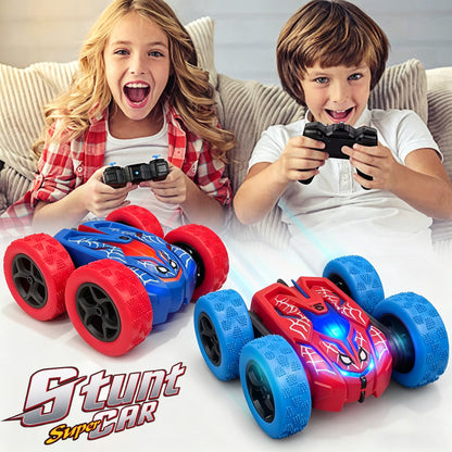 HNH Spider Remote Control Car, Double Sided Mini RC Stunt Car, 360°Rotating Off-Road RC Cars for Boys Age 4-7 8-12 Birthday Xmas Gift