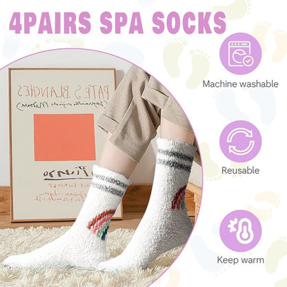 YOMYM Fuzzy Socks for Women Socks Sleep Winter Fluffy Socks