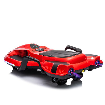 HNH 24V Ride on Toy for Big Kids, Ride on Drift Car with Helmet, Knee Pads,Elbow Pads,Tail light, Spray，6.9 Mph