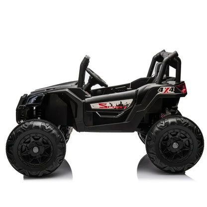 WUBEN 24V 2 Seater Ride on Car for Kids with Remote Control, Battery Powered Ride On UTV Buggy Quad, Ride on Truck for Child with Spring Suspension