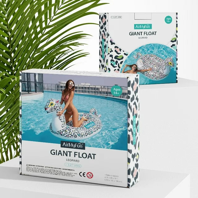 HNH Giant Inflatable Pool Float,Floatie Ride On with Fast Valves, Large Blow up Summer Beach Swimming Pool Party Lounge Raft Decorations Toys Kids Adults