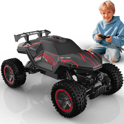 HNH RC Car for Kids, Monster Truck Remote Control Cars 60 Min Play, 4WD Off-Road RC Car Gifts for Boys/Girls Ages 6+