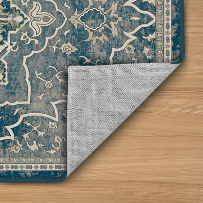 TECHVIDA Kitchen Rugs 3 Piece Set,Kitchen Mats for Floor Non-Slip Machine Washable, Boho Farmhouse Hallway Doormat for Holiday