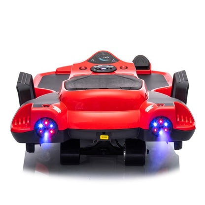 HNH 24V Ride on Toy for Big Kids, Ride on Drift Car with Helmet, Knee Pads,Elbow Pads,Tail light, Spray，6.9 Mph