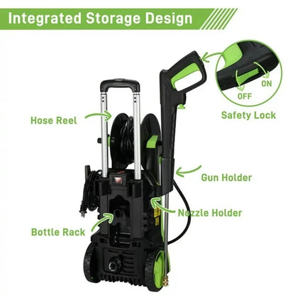 Cheelom High Pressure Washer 3800PSI 110V 102A 1800W 2.6GPM Electric Power Washer Cleaner