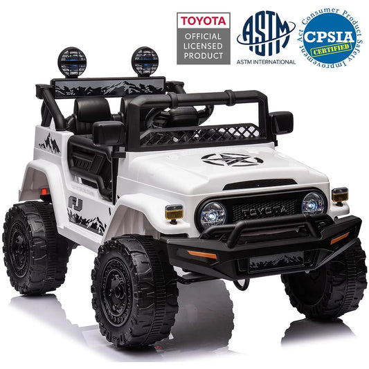 12V Toyota Ride on Car for Kids,Electric Kids Toys Truck with Remote Control,6-8 years old