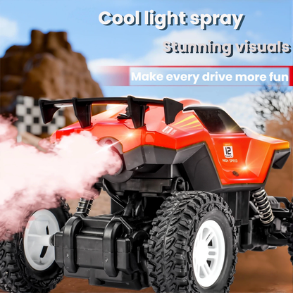 ZOGYMOZ Remote Control Car, 1:18 Scale Rc Cars, 2.4 GHz All-Terrain RC Truck, 25KM/H Off-Road Vehicle with 2 Rechargeable Battery