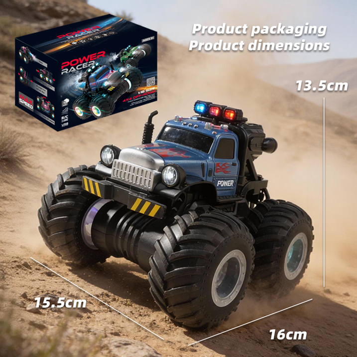 HNH 1:18 RC Car Monster Trucks for Boys, Off Road Remote Control Car, RC Crawler Gift for Kids 6-12 Years-Blue