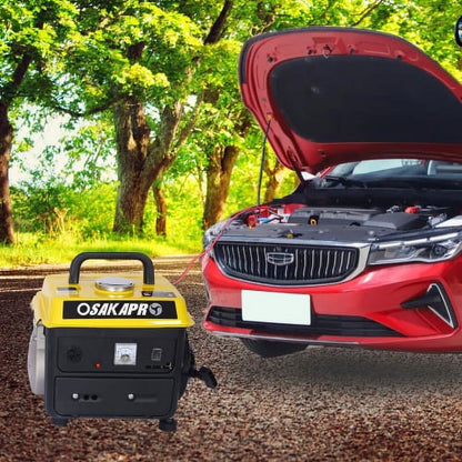ELTPOWER Portable Generator Outdoor generator Low Noise Gas Powered Generator Generators for Home Use Yellow