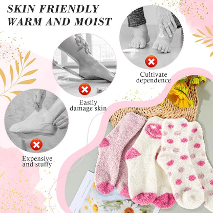 YOMYM Women Fuzzy Socks Fluffy Winter Cabin Slipper Warm Comfy Socks for Girl