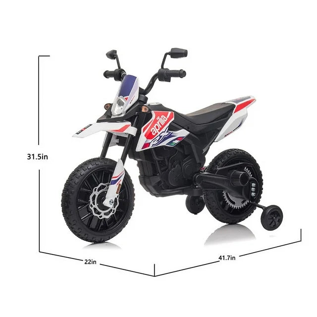 NH 12 V Kids Electric Motorcycle , Battery Powered Ride on Motorcycle for Child with LED Lights