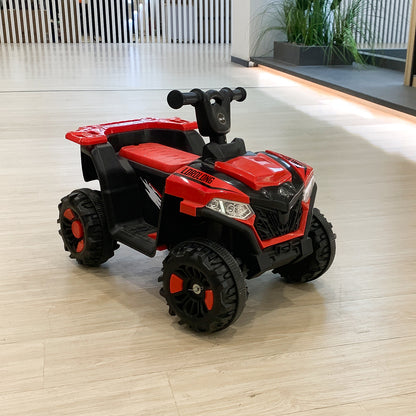 LORDLONG Electronic Toy Vehicles Ride On ATV Quad 4 Wheeler Electric Toy Car 6V Battery Power Led Lights