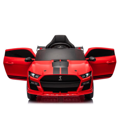 HNH Ford Mustang Shelby GT500 12V Ride on Car for Kids,Battery Powered Electric Car with Remote Control