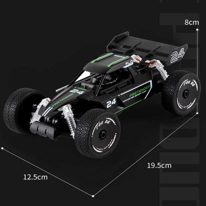 ZOGYMOZ Remote Control Car, 1:18 High Speed RC Cars for Kids, 20+ km/h Toys for Boys, RC Drift Car for Boys Toys Ages 5 to 7, Black