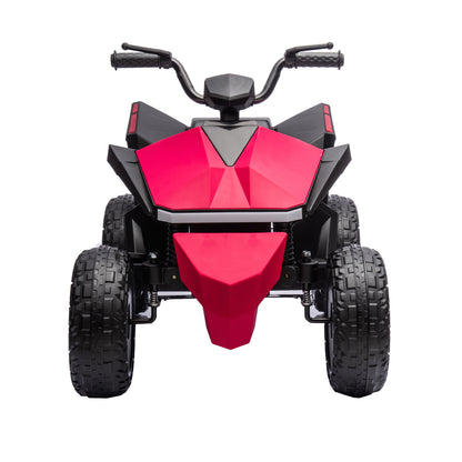 WUBEN 12V 4 Wheeler Quad Powered Ride on ATV for Kds with Dual-Drive System,Multi-Functional Touch Screen Integrated