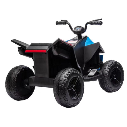 WUBEN 12V Ride on Toy, Kids ATV 4-Wheeler Quad Car for Child with Dual-Drive System