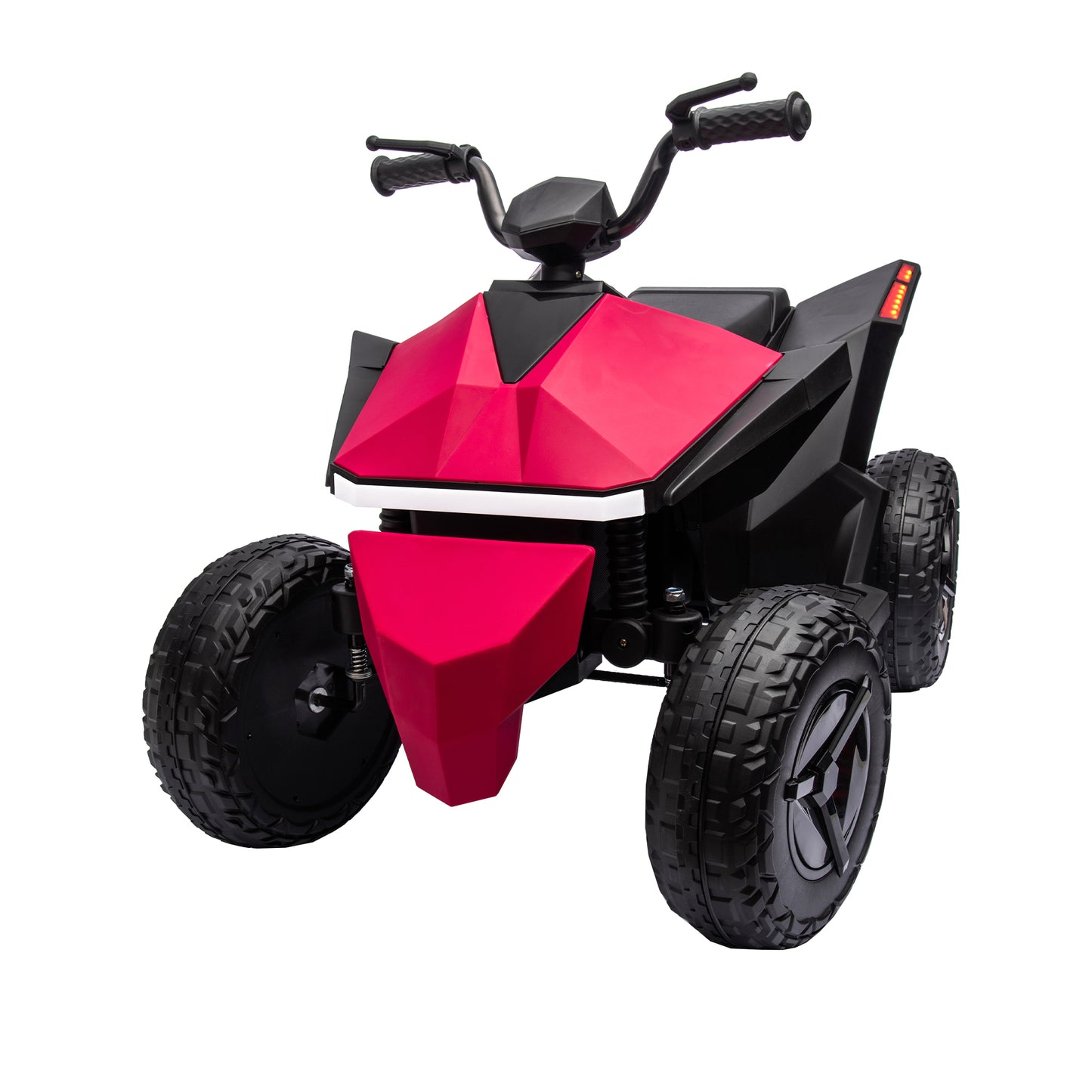 WUBEN 12V 4 Wheeler Quad Powered Ride on ATV for Kds with Dual-Drive System,Multi-Functional Touch Screen Integrated
