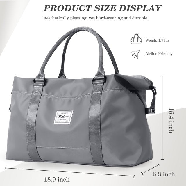 YOMYM Travel Duffel Bag Weekender Bags for Women Overnight Gym Carry On Tote Bag with Wet Pocket