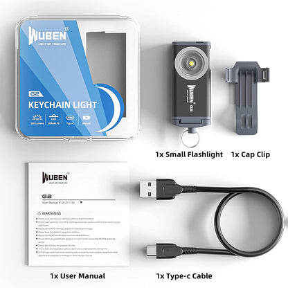 WUBEN Portable Mini Flashlight Outdoor Keychain Flashlight Keychain Light for Walking Hiking Clearance Sale