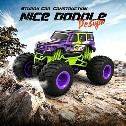 HNH 1:16 RC Cars RC Crawlers, Off Road RC Monster Truck, 2.4GHz 20 Km/h Fast All Terrain Remote Control Car for Boys Girls Ages 4-12, Cool Gift Toy for Kids