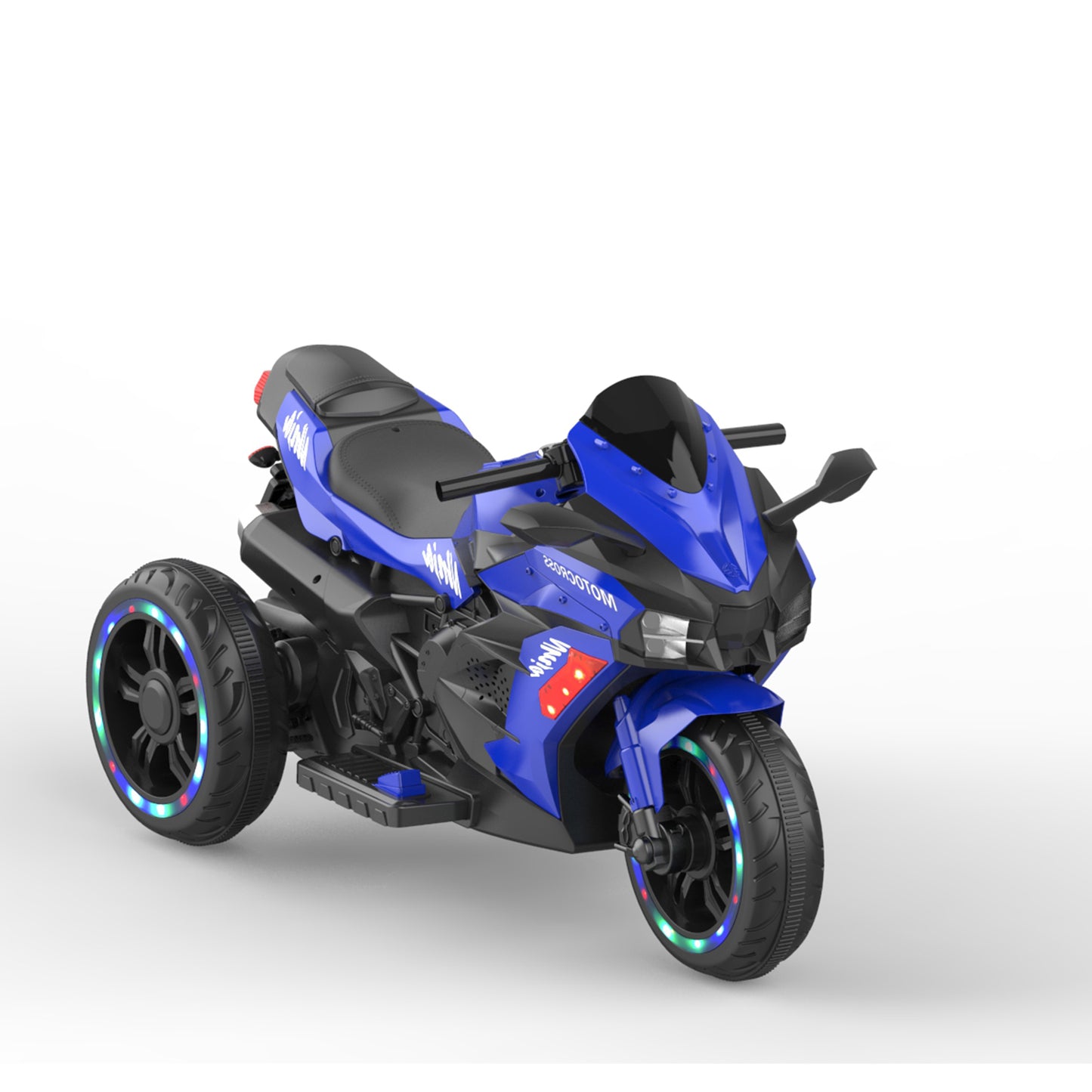 WUBEN Ride on Toys 12v Motorcycle for Kids, Battery Powered Ride on Motorcycle for Child with LED Lights Music