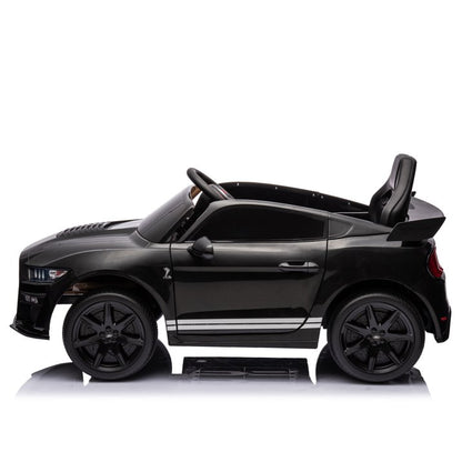 HNH 12V Electric Ride on Car for Kids - Licensed Ford Mustang Shelby GT500 12V 7AH Battery Powered Kids Car with Remote Control for Boys Girls Gift
