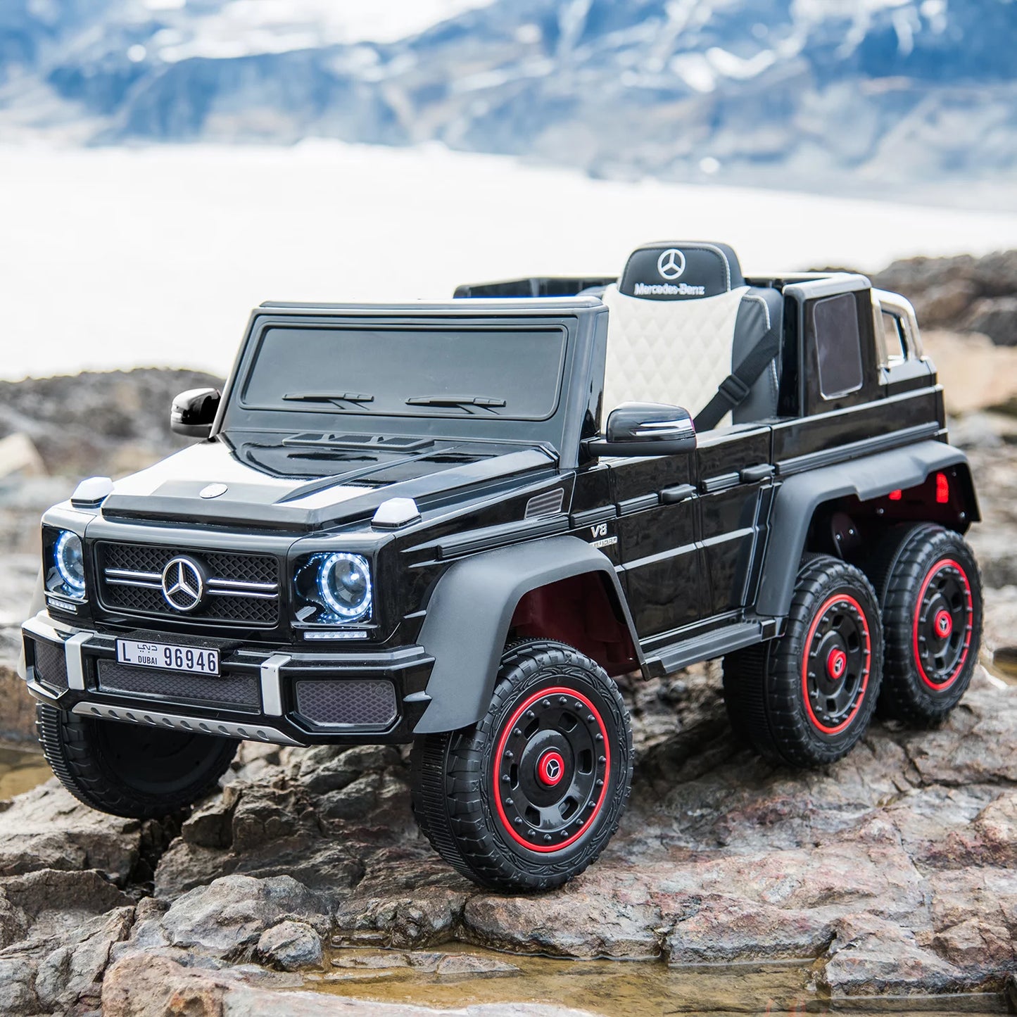 24V Electric Ride on Car for Kids Licensed Mercedes Benz Battery Powered Truck Car for Child with Remote Control
