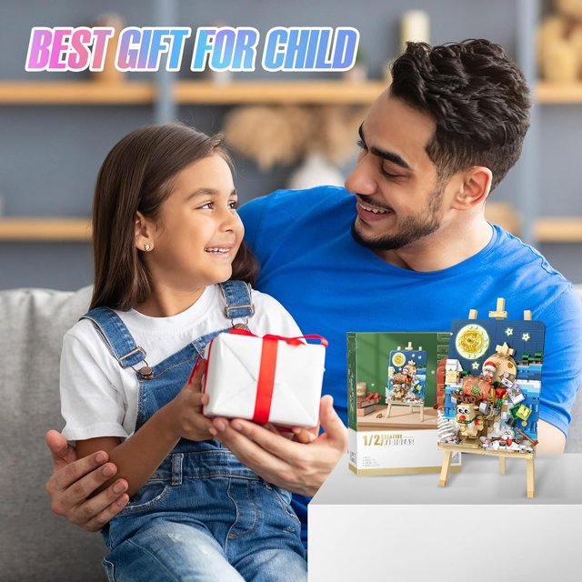 ZOGYMOZ Building Toys Set, 646 Pcs Mini Building Blocks for Adults and Teens, 3D DIY Model Toy (Sleigh Car)
