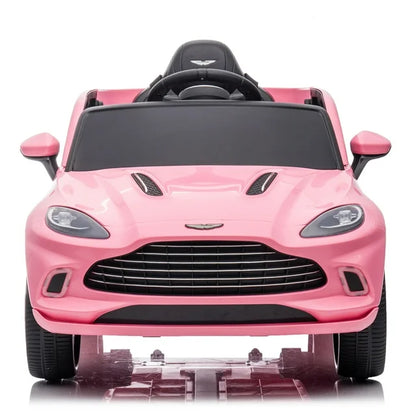 HNH 12V Kids Ride On Car, Aston Martin Electric Kids Ride on Toys for Boys Girls, Battery Powered Kids Electric Cars with Remote Control, Bluetooth