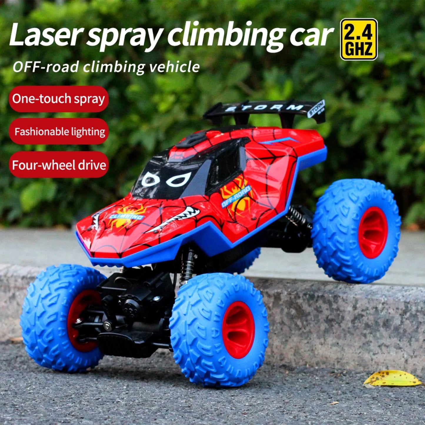 HNH 1:16 off Road RC Car for Adults and Kids, 4WD Remote Control Car, Kids RC Vehicle for Boys & Two Battery