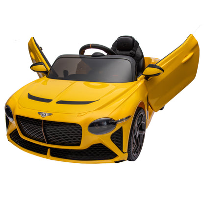 Licensed Bentley Mulsanne 12V Powered Ride on Cars Toys for 3-4 Year Boys Girls, Electric Vehicle with Remote Control