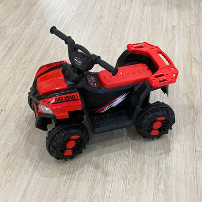 LORDLONG Electronic Toy Vehicles Ride On ATV Quad 4 Wheeler Electric Toy Car 6V Battery Power Led Lights
