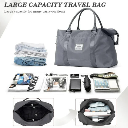 YOMYM Travel Duffel Bag Weekender Bags for Women Overnight Gym Carry On Tote Bag with Wet Pocket