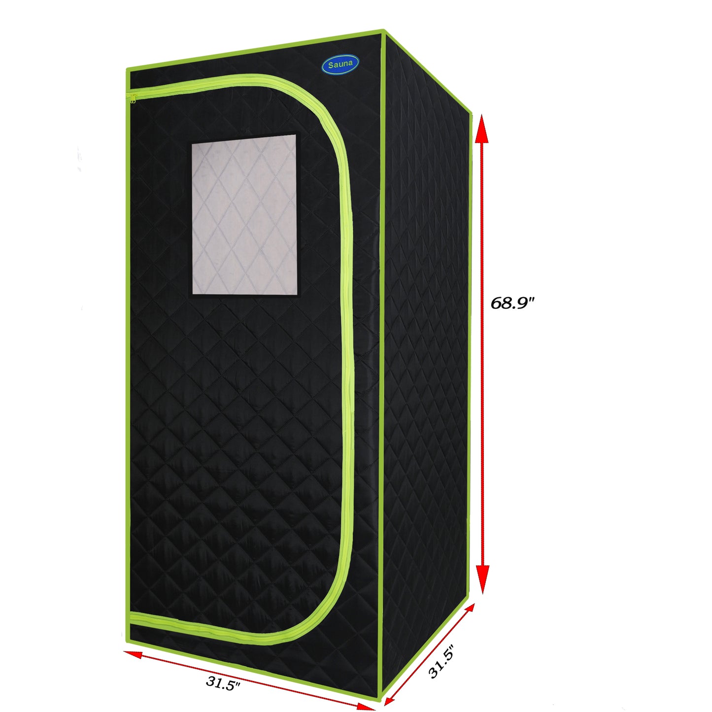 Cheelom Plus Large Portable Full Body Sauna Box Steam Sauna Spa Home Steam Sauna Tent Spa with Steam Generator Folding Chair Remote Control