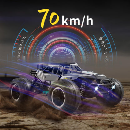 HNH 1:16 RC Monster Trucks for Kids and Adults, 70Km/H High Speed Remote Control Truck,All Terrains RC Truck (2 Battery)
