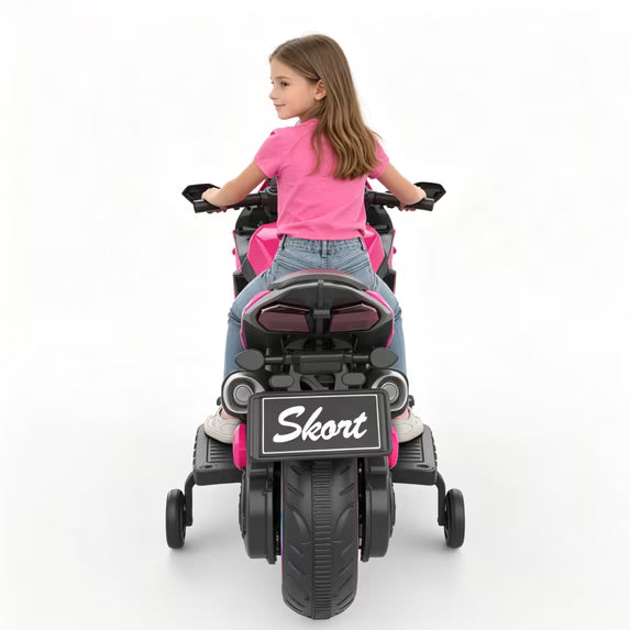 ZOGYMOZ 12V Electric Ride on Motorcycle, Kids Motorcycle with Remote Control & Bluetooth Music, Gifts for Children