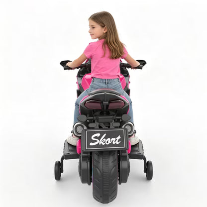 ZOGYMOZ 12V Electric Ride on Motorcycle, Kids Motorcycle with Remote Control & Bluetooth Music, Gifts for Children