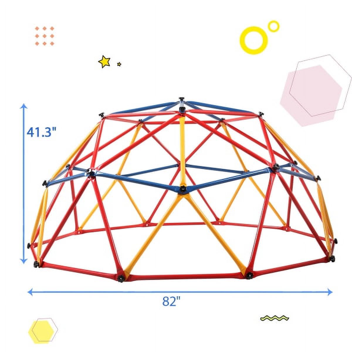 Cheelom Children Climbing Frame, Universal Exercise Dome Climber, Monkey Bars, Play Center Outdoor Playground For Fun