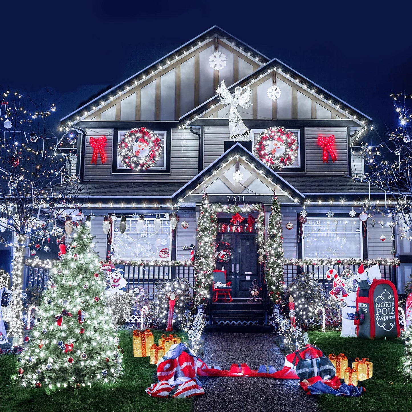 Cheelom Outdoor Decorations Lights Fairy LED Lights Christmas Lights for Outdoor Clearance Sale